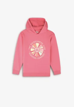 Scalpers Sweatshirts<Puff Print Details Hooded Sweatshirt