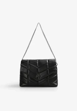 Scalpers Fur<Quilted Leather Shoulder Bag