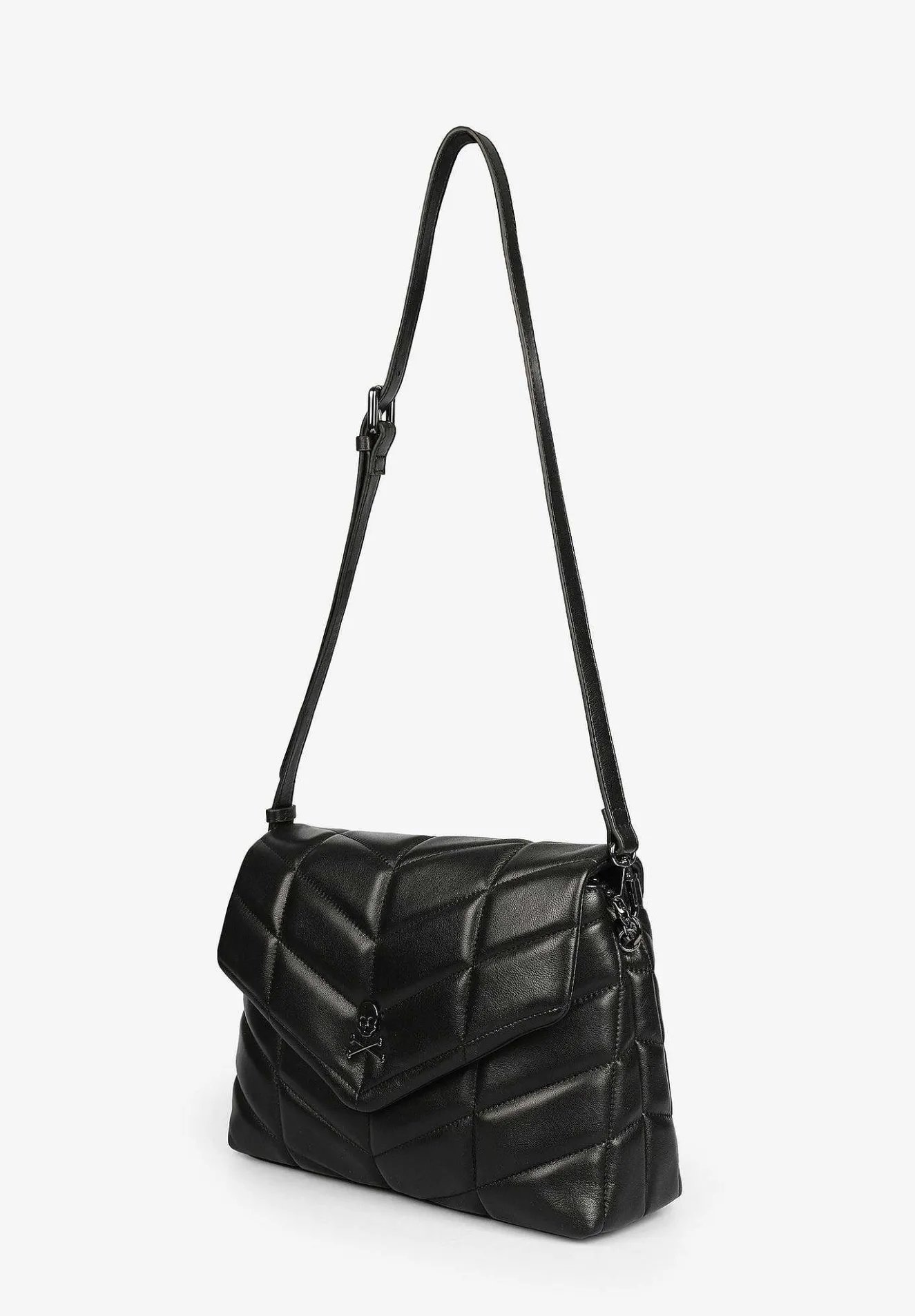 Scalpers Fur<Quilted Leather Shoulder Bag