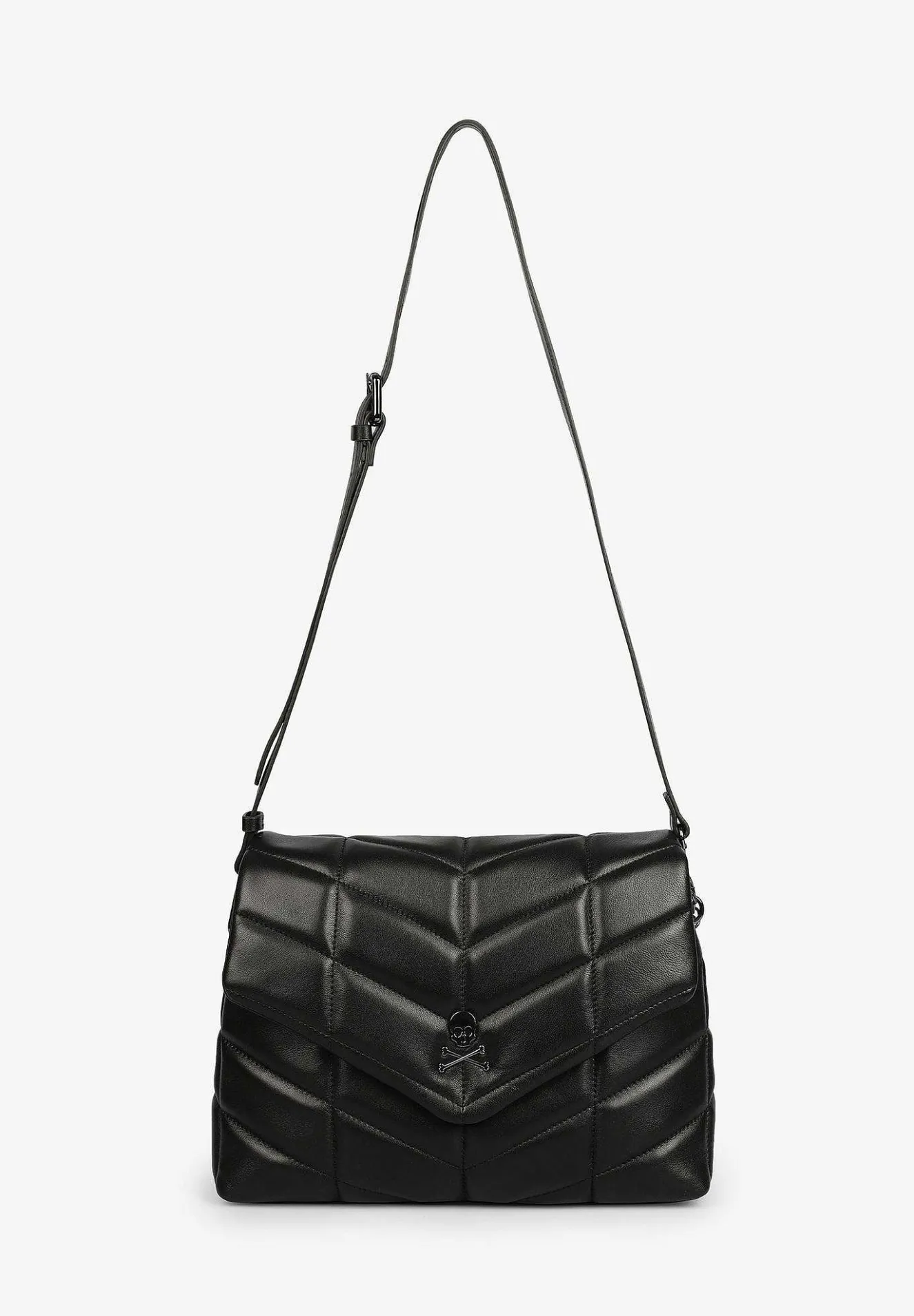 Scalpers Fur<Quilted Leather Shoulder Bag