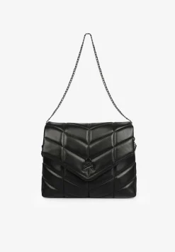 Scalpers Fur<Quilted Leather Shoulder Bag