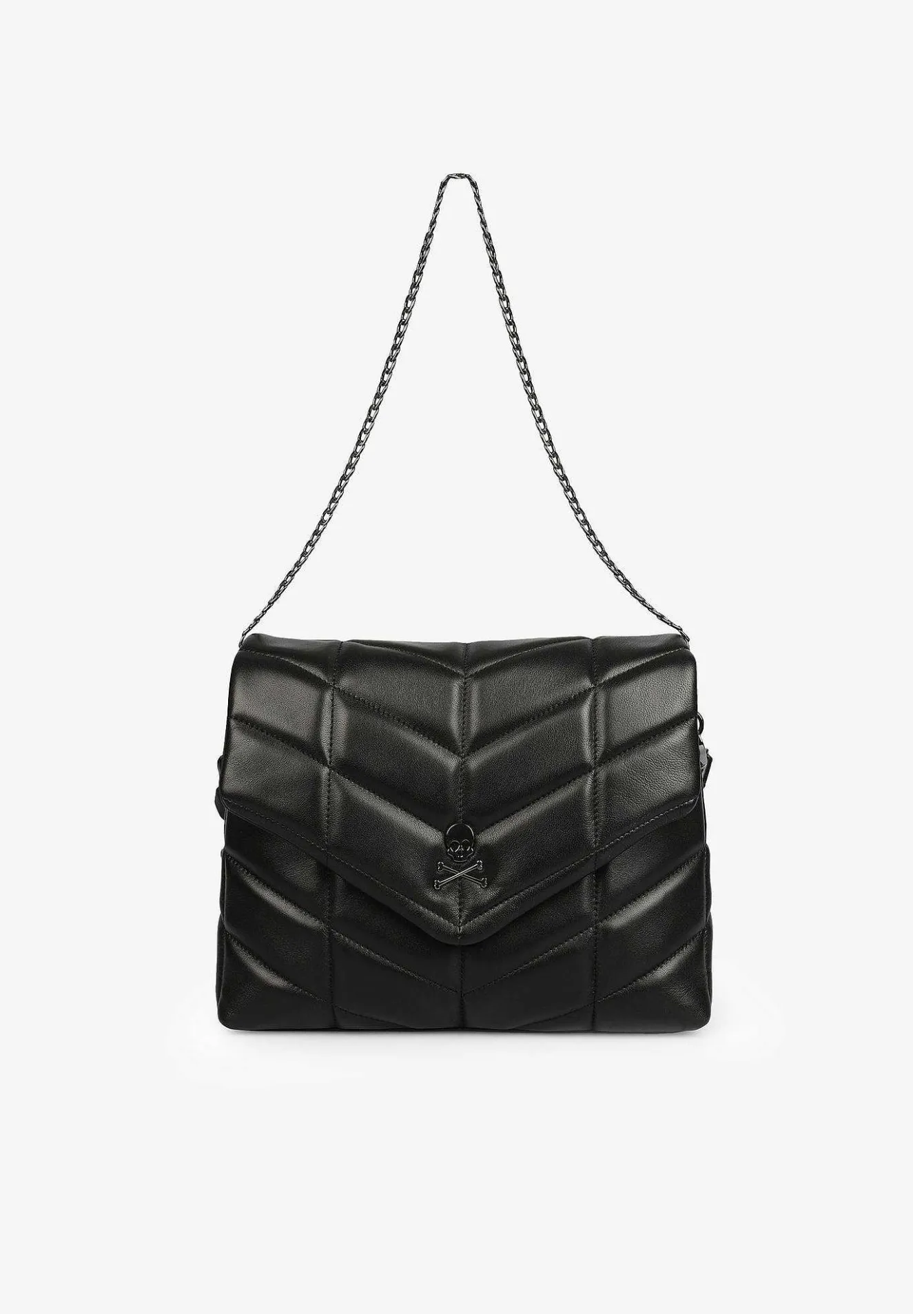 Scalpers Fur<Quilted Leather Shoulder Bag