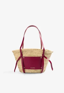Scalpers Fur<Raffia Carrycot Bag
