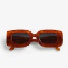 Scalpers Glasses<Rectangular Paste Sunglasses