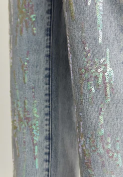 Scalpers Jeans<Relaxed Jeans With Sequin Detail