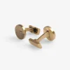 Scalpers Twins<Round Cufflinks Engraved Logo