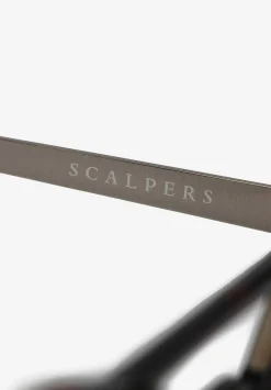 Scalpers Glasses<Round Sunglasses Side Protector