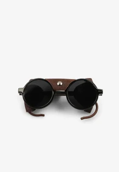 Scalpers Glasses<Round Sunglasses Side Protector