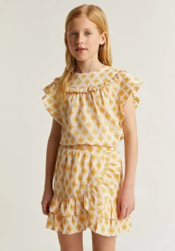 Scalpers Shirts<Ruffle Blouse In Canesu