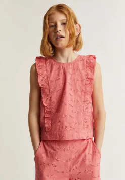Scalpers Shirts<Ruffled Die-Cut Top