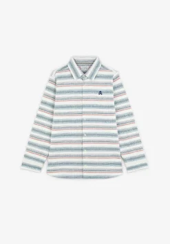 Scalpers Shirts<Rustic Striped Shirt