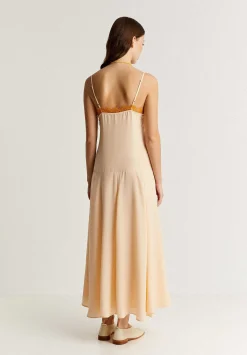 Scalpers Dresses<Satin Lingerie Midi Dress