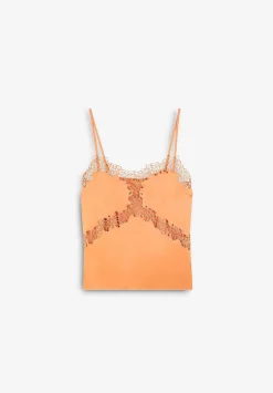 Scalpers T-Shirts And Tops<Satin Lingerie Top