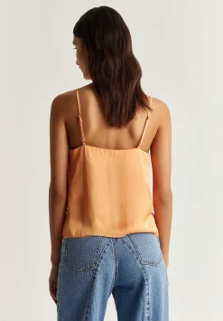 Scalpers T-Shirts And Tops<Satin Lingerie Top