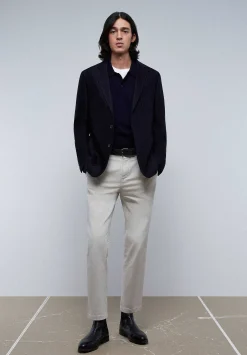 Scalpers American<Semi-Armed Wool Blazer