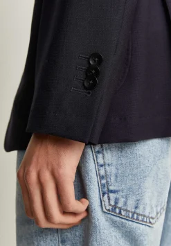 Scalpers American<Semi-Armed Wool Blazer