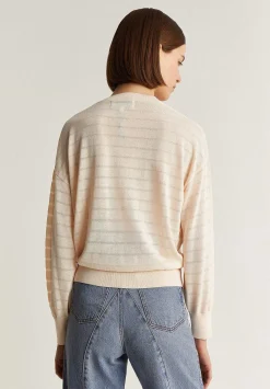 Scalpers Sweaters And Cardigans<Semi-Transparent Striped Sweater