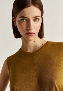 Scalpers T-Shirts And Tops<Side Gathered Lurex T-Shirt