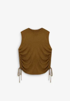 Scalpers T-Shirts And Tops<Side Gathered Lurex T-Shirt