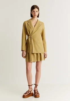 Scalpers Blazers And Vests<Side Zipper Blazer