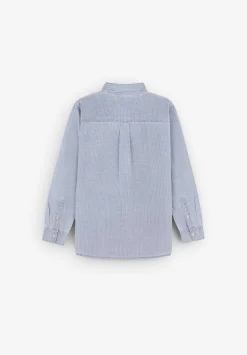 Scalpers Shirts<Skull Checked Denim Shirt