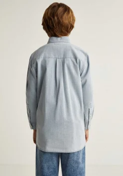 Scalpers Shirts<Skull Checked Denim Shirt