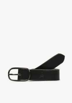 Scalpers Belts And Suspenders<Skull Leather Belt