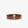 Scalpers Imitation Jewelry<Skull Leather Bracelet