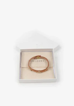 Scalpers Imitation Jewelry<Skull Leather Bracelet