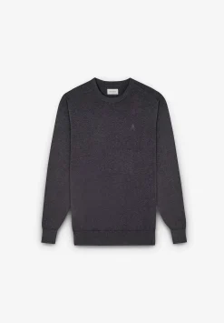 Scalpers Sweaters And Cardigans<Skull Round Neck Sweater
