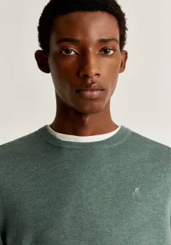 Scalpers Sweaters And Cardigans<Skull Round Neck Sweater