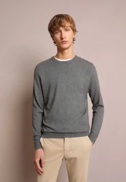 Scalpers Sweaters And Cardigans<Skull Round Neck Sweater