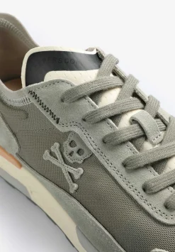 Scalpers Sneakers<Skull Sneakers Suede Details
