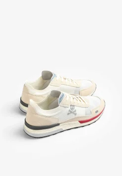 Scalpers Sneakers<Skull Sneakers Suede Details