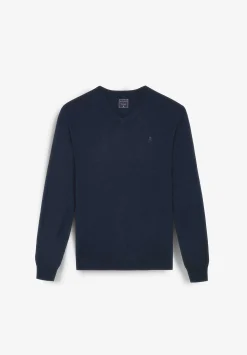 Scalpers Sweaters And Cardigans<Skull V-Neck Sweater