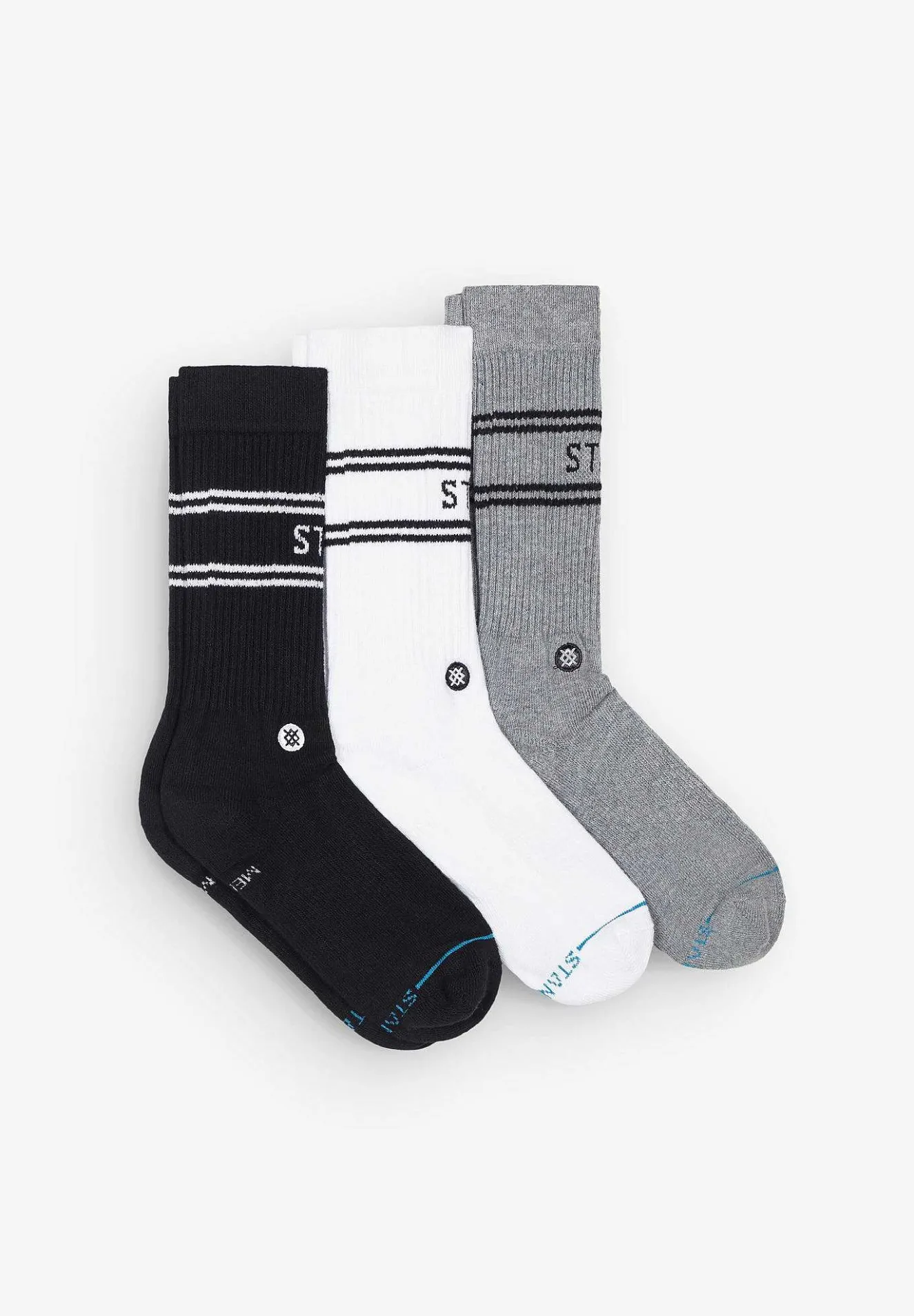 Scalpers Socks<Stance | Pack 3 Basic Crew Socks