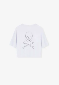 Scalpers T-Shirts And Tops<Strass Back Skull T-Shirt