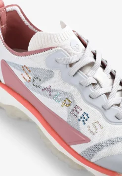 Scalpers Sneakers<Strass Logo Sneakers