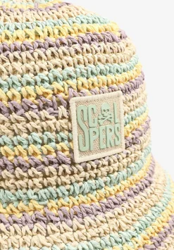 Scalpers Accessories<Striped Crochet Bucket Hat