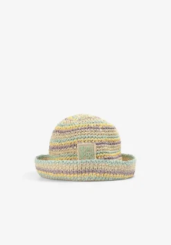 Scalpers Accessories<Striped Crochet Bucket Hat