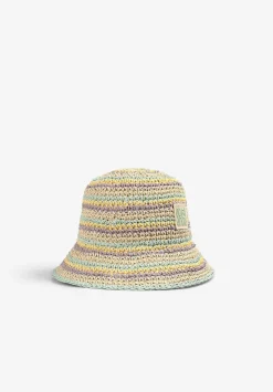 Scalpers Accessories<Striped Crochet Bucket Hat