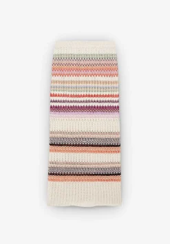 Scalpers Skirts<Striped Crochet Midi Skirt