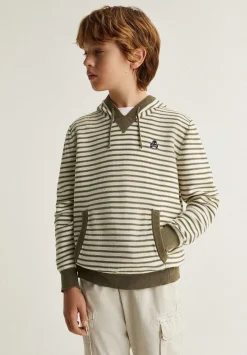 Scalpers Sweaters And Cardigans<Striped Hooded Sweater