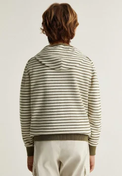 Scalpers Sweaters And Cardigans<Striped Hooded Sweater