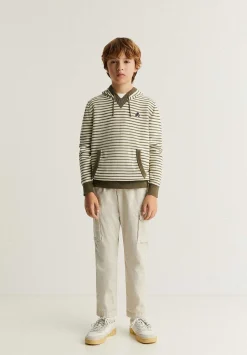 Scalpers Sweaters And Cardigans<Striped Hooded Sweater