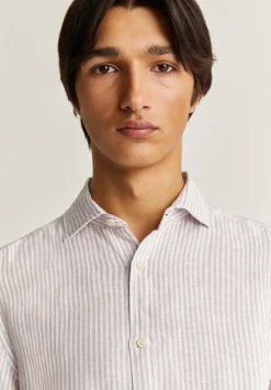 Scalpers Casual<Striped Linen Shirt