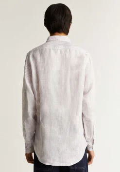 Scalpers Casual<Striped Linen Shirt