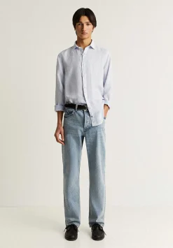 Scalpers Casual<Striped Linen Shirt