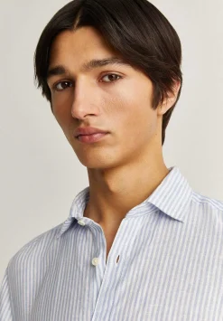 Scalpers Casual<Striped Linen Shirt