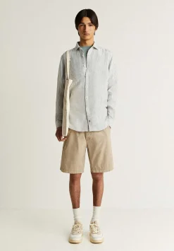 Scalpers Casual<Striped Linen Shirt